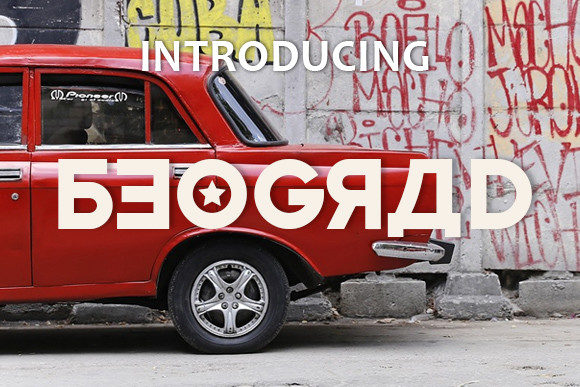 Beograd: A Bold and Cool Display Font for Modern Publishers