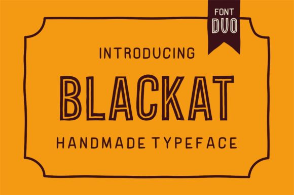 Blackat: A Versatile Display Font for Modern Web Design