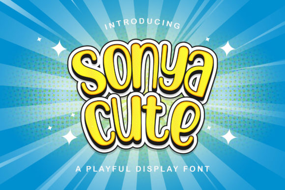 Boost Your Campaign with Sonya Cute: A Playful Display Font