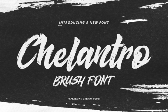 Chelantro: A Bold and Brushed Font for Editorial Impact