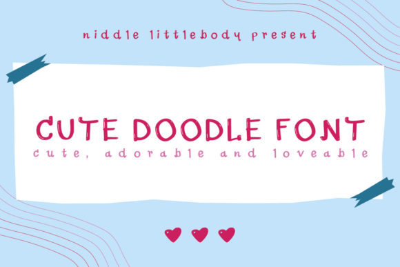 Cute Doodle: A Charming Display Font for Engaging Visuals