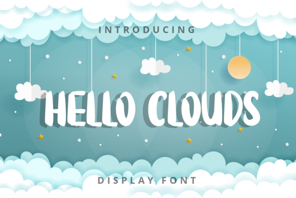 Designing with Hello Clouds: A Friendly Display Font