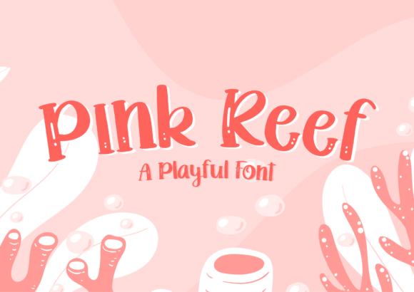 Discover Pink Reef: A Playful Font for Editorial Charm