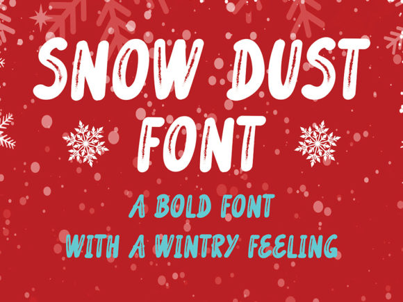Discover Snow Dust: A Charming Display Font for Editorial Design