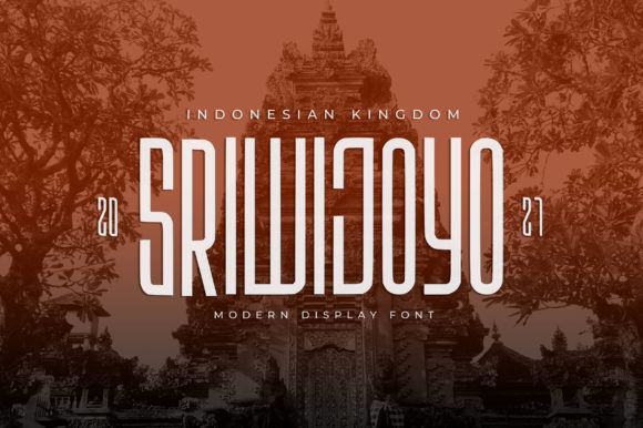 Discover Sriwijoyo: A Modern Display Font for Bold Branding