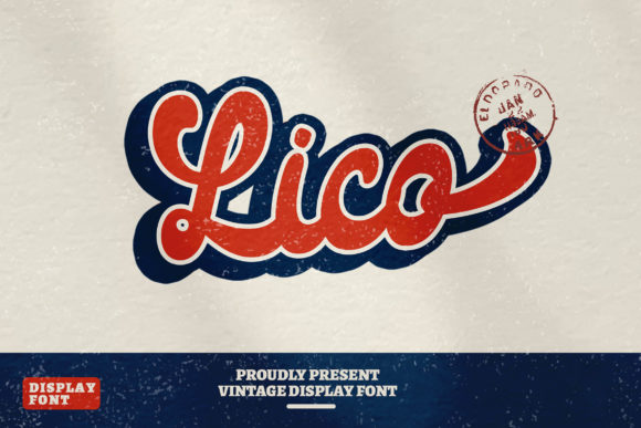 Enhance Your Brand with Lico: A Bold and Retro Display Font