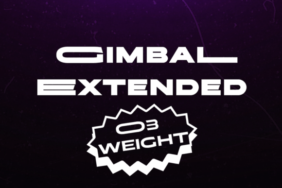 Enhance Your Craft with the Charming Gimbal Extended Font