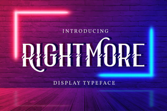 Enhance Your Editorial Design with Rightmore Font