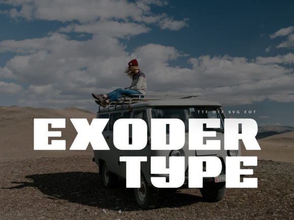 Exoder: A Modern Display Font for Editorial Design
