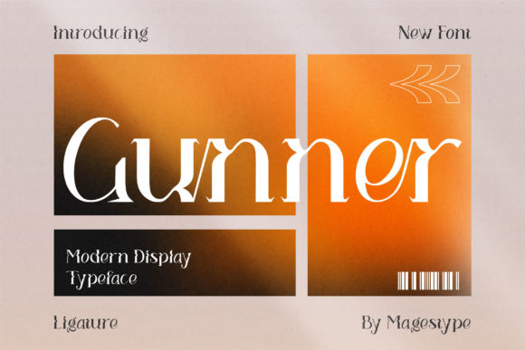 Gunner: A Whimsical Display Font for Editorial Design