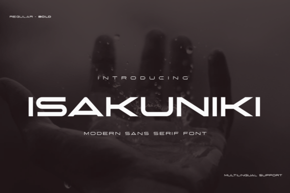 Isakuniki: A Sharp Display Font for Eye-Catching Campaigns