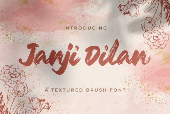 Janji Dilan: A Versatile Display Font for Creative Web Design