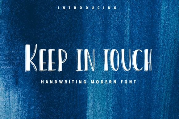 Keep in Touch: A Charming Display Font for Web Design