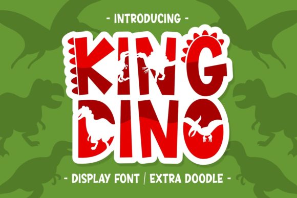 King Dino: A Bold and Friendly Display Font for Editorial Design