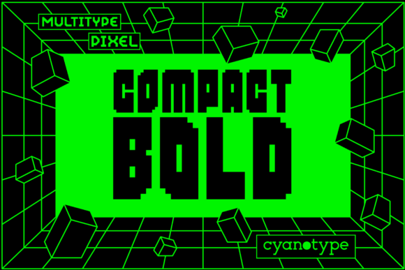 MultiType Pixel Compact Bold: A Modern Display Gem