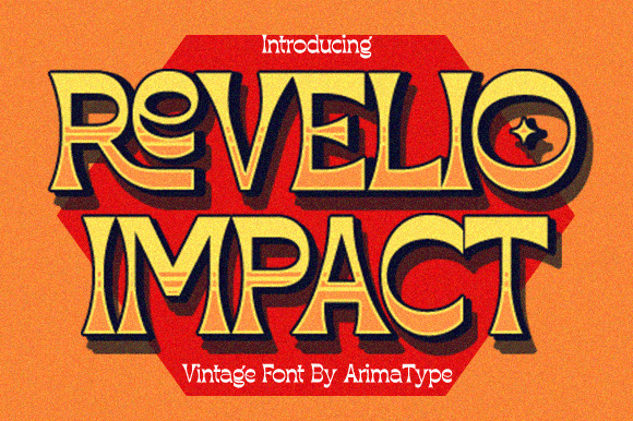 Revelio: A Bold Retro Display Font for Creative Web Design