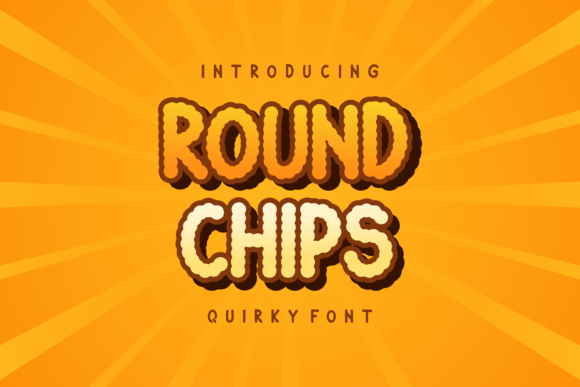 Round Chips: A Playful Display Font for Engaging Campaigns