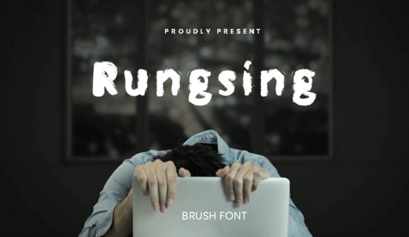 Rungshing: A Brushed Display Font for Modern Web Design