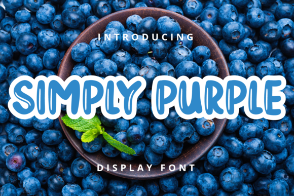 Simply Purple: The Perfect Display Font for Your Brand