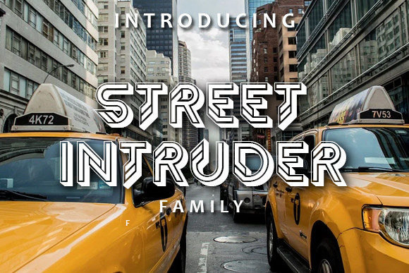 Street Intruder: A Bold 3D Display Font for Eye-Catching Campaigns