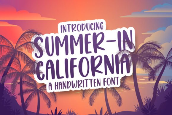 Summer in California: A Fun Display Font for Web Design