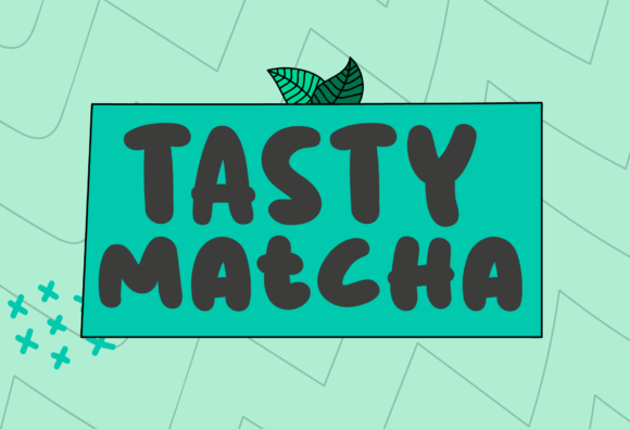 Tasty Matcha: A Fun and Friendly Display Font for Crafters