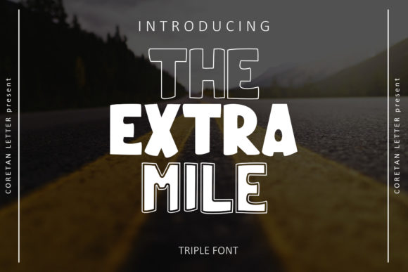 The Extra Mile: A Versatile Display Font for Editorial Design