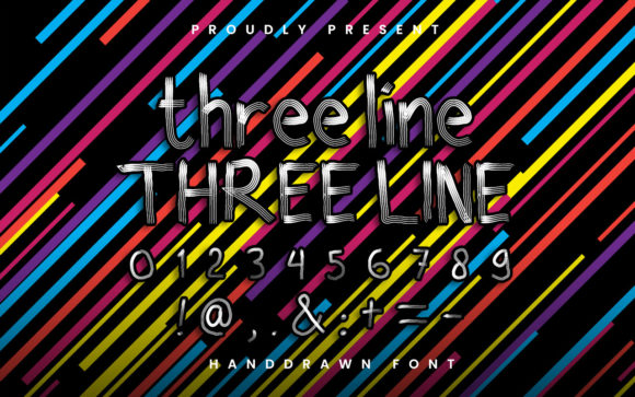 Three Line: A Versatile Display Font for Editorial Design