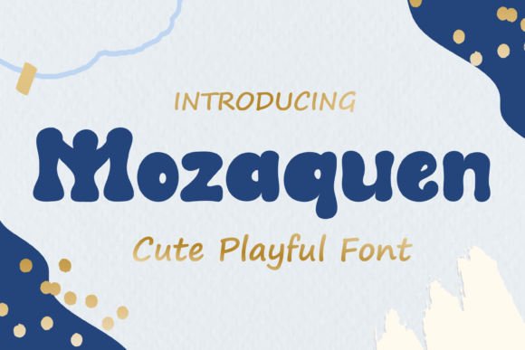 Transform Your Brand with Mozaquen: A Playful Display Font