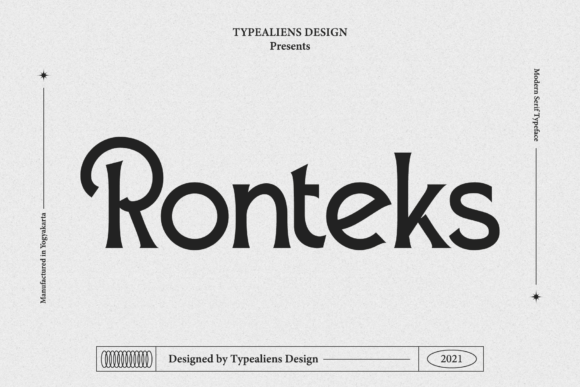 Transform Your Brand with Ronteks: A Vintage Display Font