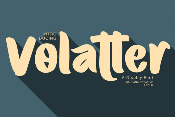 Volatter: A Versatile Display Font for Eye-Catching Campaigns